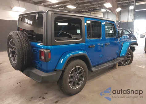 2021 Jeep Wrangler Unlimited 80Th Anniversary 4X4 z USA, uszkodzony, nr VIN 1C4HJXDN5MW717673